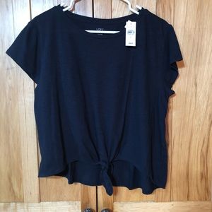 😍Navy blue Loft T shirt